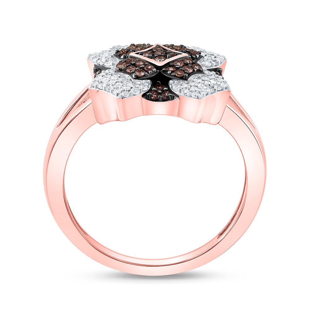 10K Yellow Or Whte Or Rose Gold 3/8Cttw Natural Diamond Gift Natural Ring