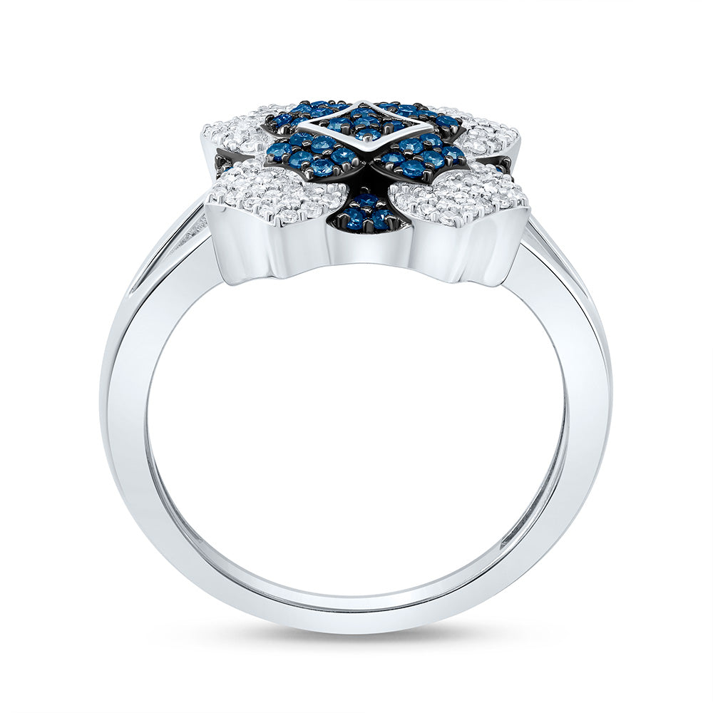 10K Yellow Or Whte Or Rose Gold 3/8Cttw Natural Diamond Gift Natural Ring