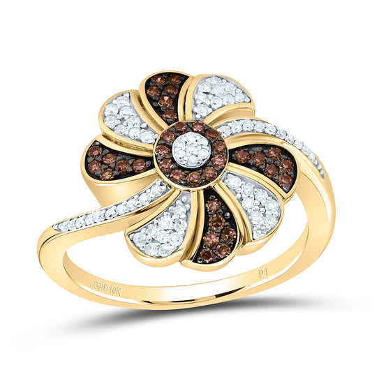 10K Yellow Or White Or Rose Gold 3/8Cttw Natural Diamond Gift Natural Ring