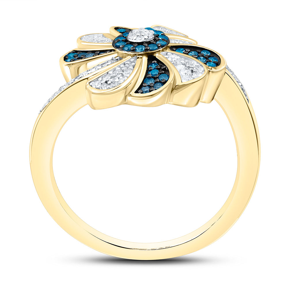 10K Yellow Or White Or Rose Gold 3/8Cttw Natural Diamond Gift Natural Ring