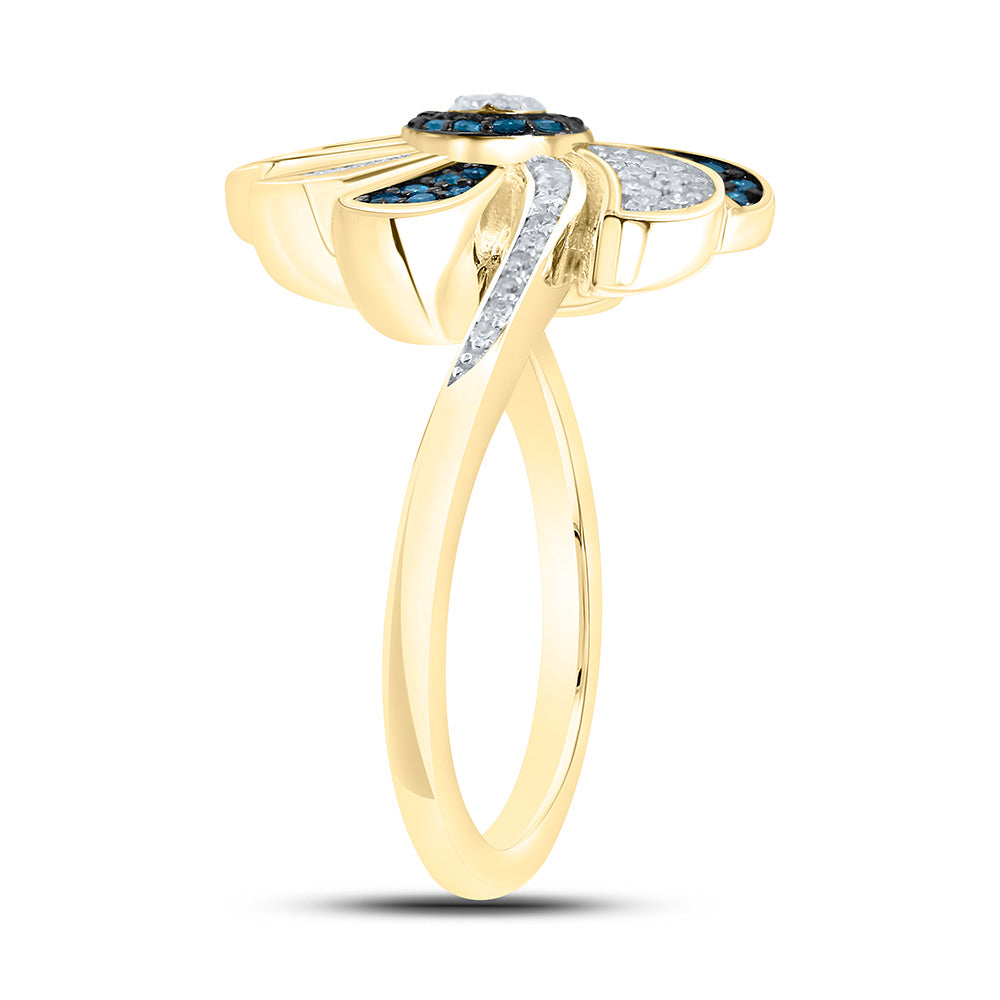 10K Yellow Or White Or Rose Gold 3/8Cttw Natural Diamond Gift Natural Ring