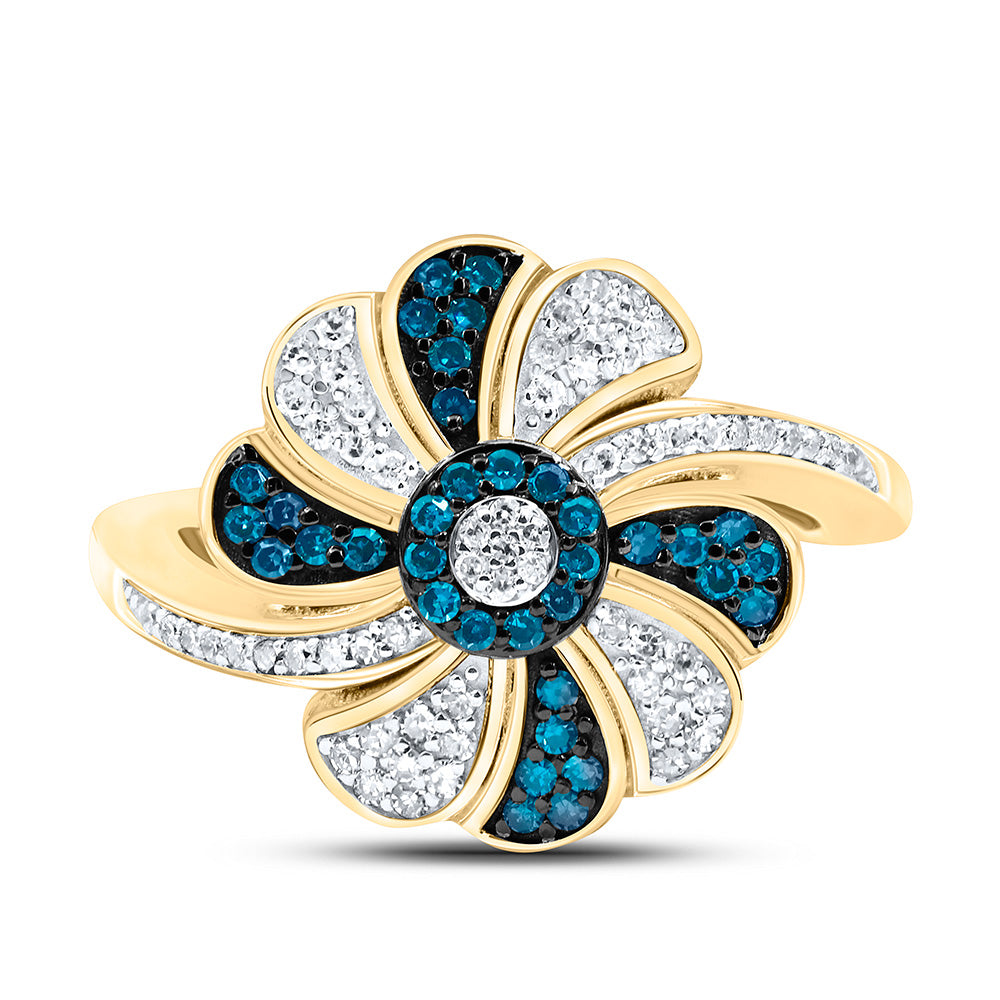 10K Yellow Or White Or Rose Gold 3/8Cttw Natural Diamond Gift Natural Ring