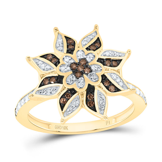 10K Yellow Or White Or Rose Gold 1/3Cttw Natural Diamond Gift Natural Ring