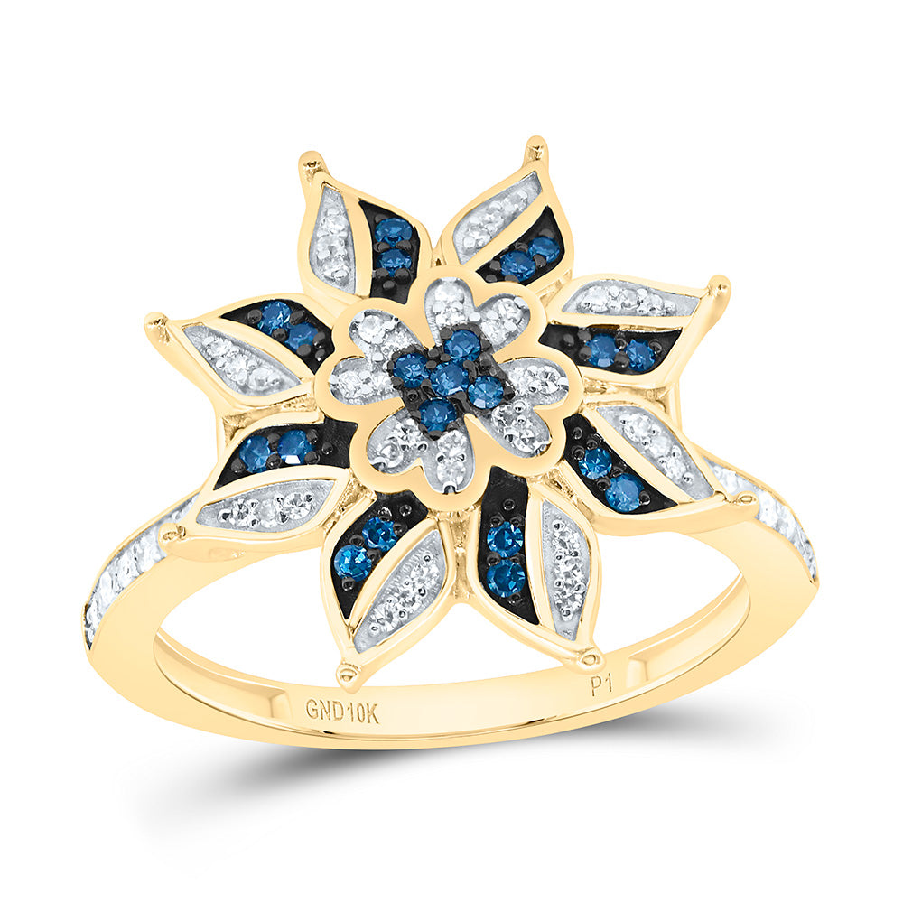 10K Yellow Or White Or Rose Gold 1/3Cttw Natural Diamond Gift Natural Ring