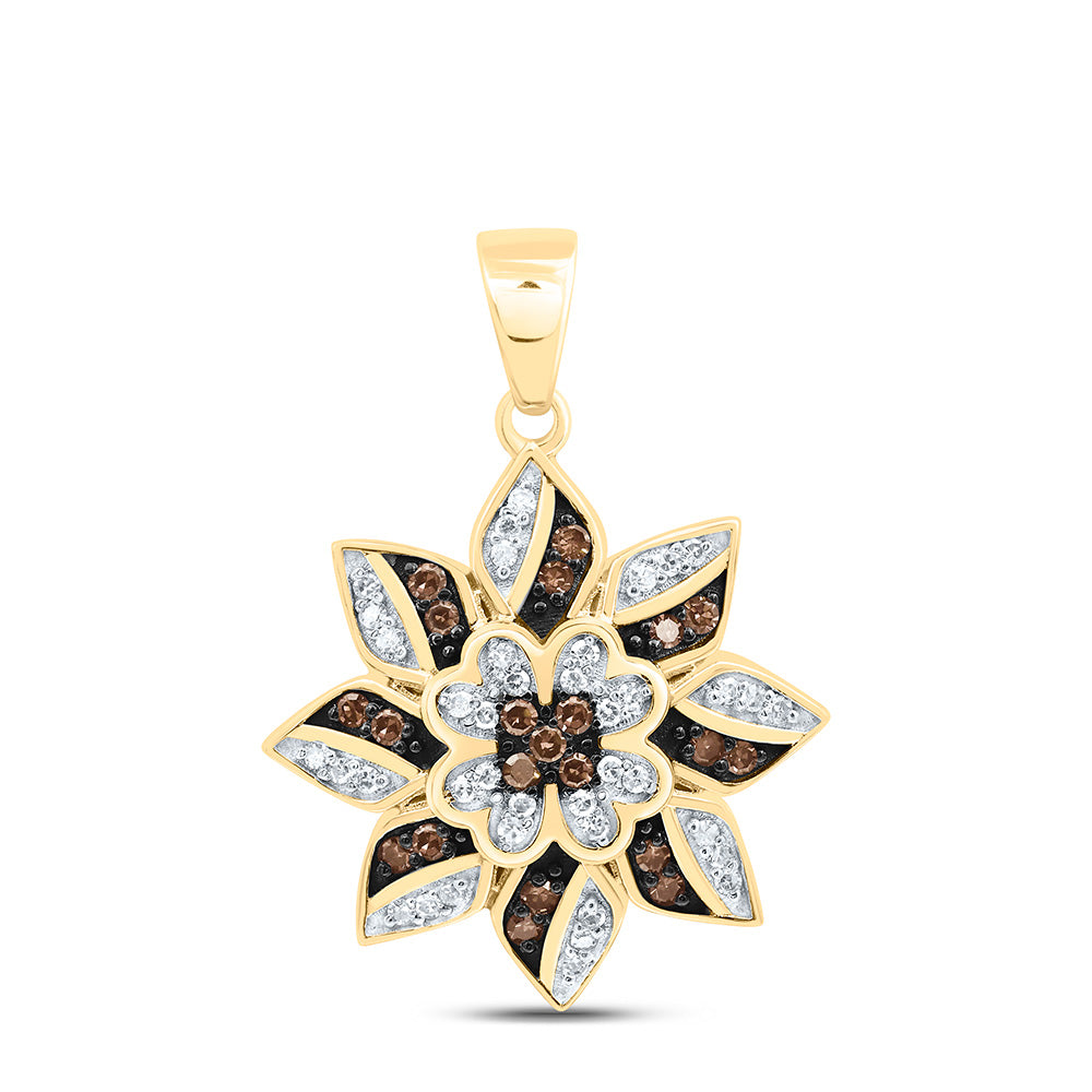 10K Yellow Or White Or Rose Gold 1/5Cttw Natural Diamond Gift Natural Pendant