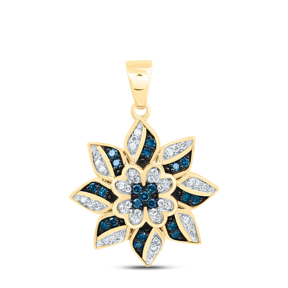 10K Yellow Or White Or Rose Gold 1/5Cttw Natural Diamond Gift Natural Pendant