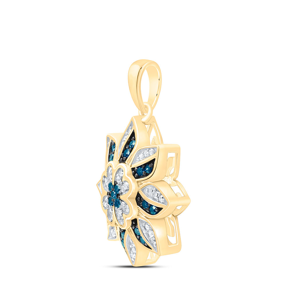 10K Yellow Or White Or Rose Gold 1/5Cttw Natural Diamond Gift Natural Pendant
