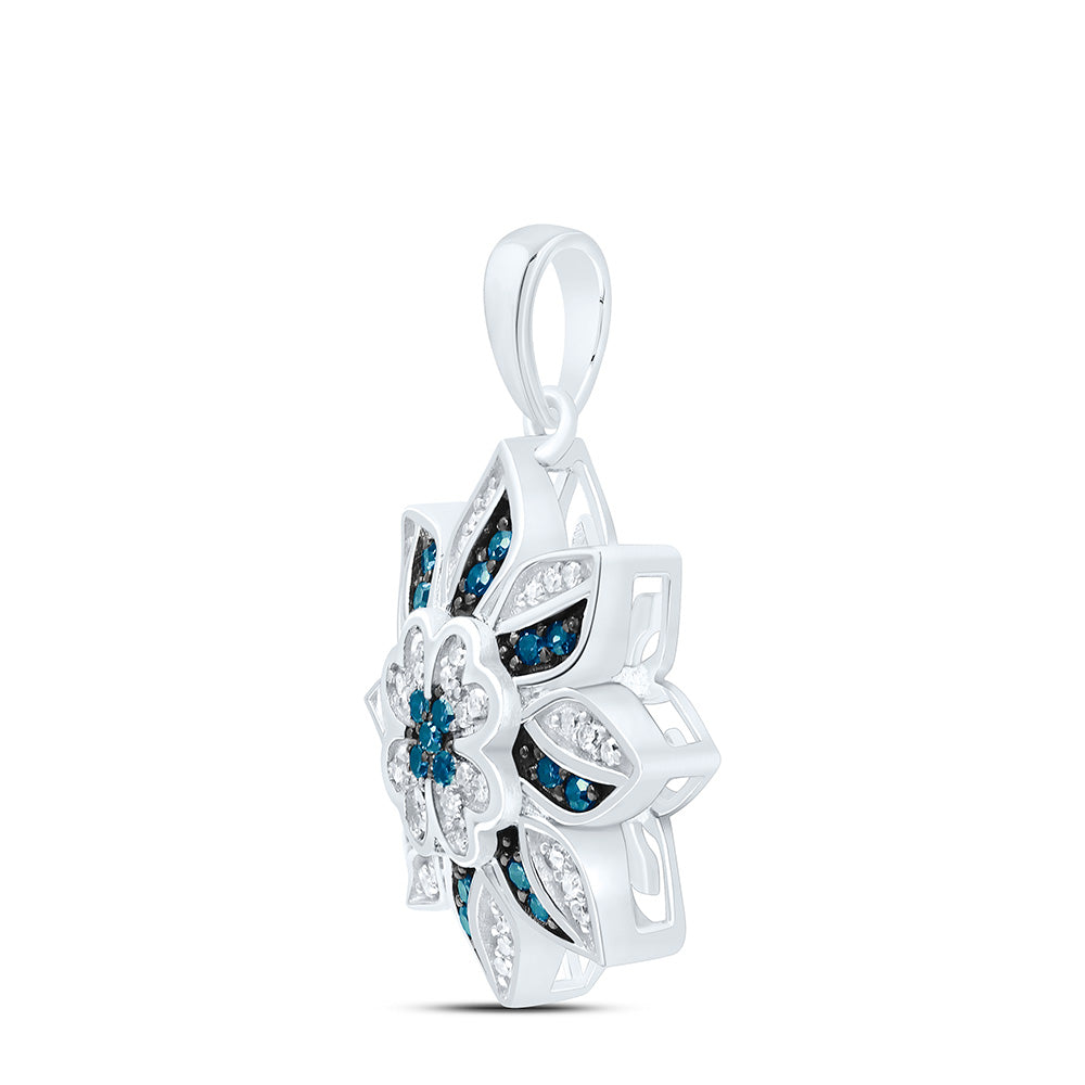 10K Yellow Or White Or Rose Gold 1/5Cttw Natural Diamond Gift Natural Pendant
