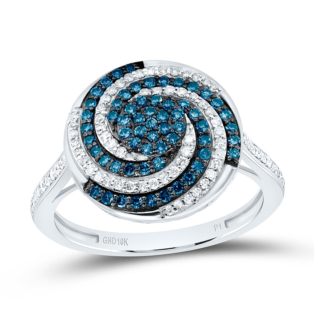 10K Yellow Or White Or Rose Gold 1/2Cttw Natural Diamond Gift Natural Ring