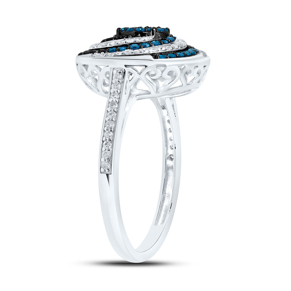 10K Yellow Or White Or Rose Gold 1/2Cttw Natural Diamond Gift Natural Ring