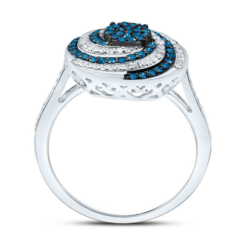 10K Yellow Or White Or Rose Gold 1/2Cttw Natural Diamond Gift Natural Ring