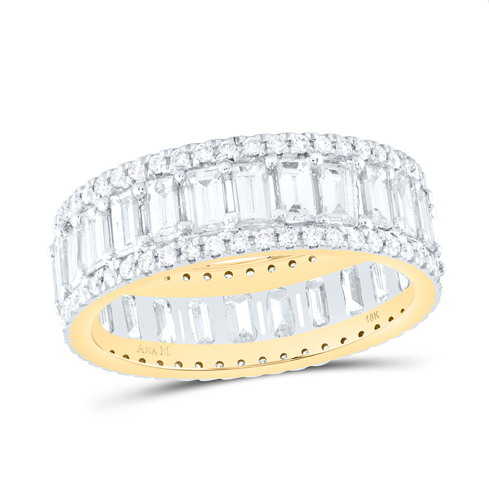 18K Yellow Or White Gold 2 5/8Cttw Natural Diamond Fashion Band