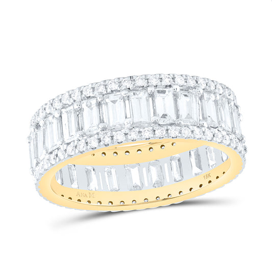 18K Yellow Or White Gold 2 5/8Cttw Natural Diamond Fashion Band