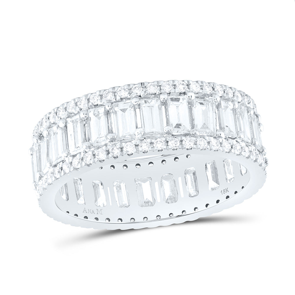 18K Yellow Or White Gold 2 5/8Cttw Natural Diamond Fashion Band