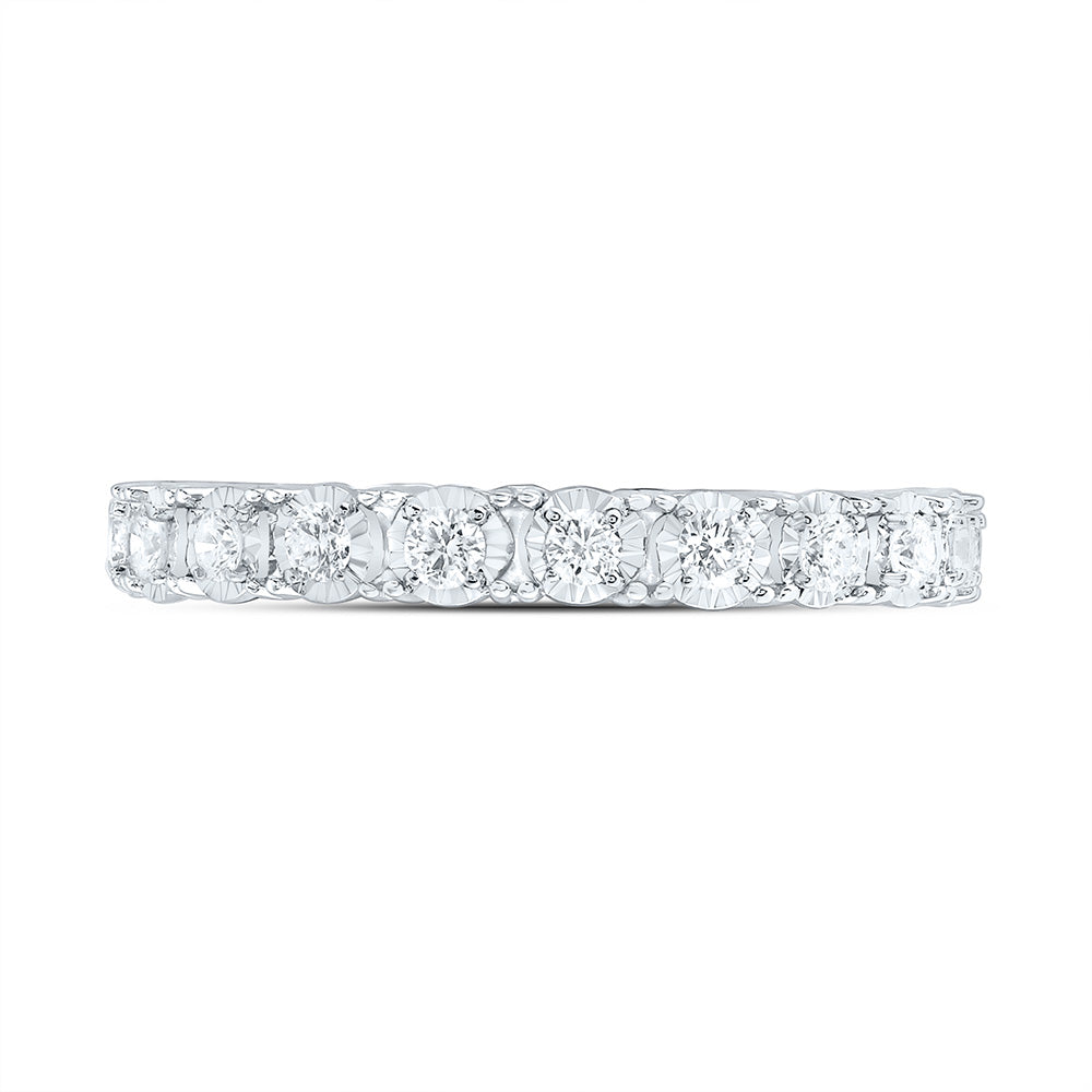 14K Yellow Or White Gold 5/8Cttw Natural Diamond Eternity Band