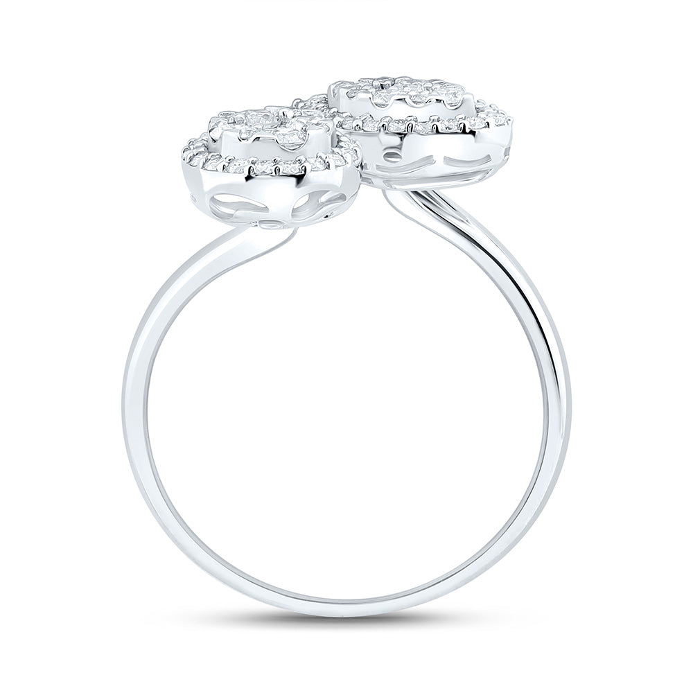 14K Yellow Or White Gold 1/2Cttw Natural Diamond Fashion Ring