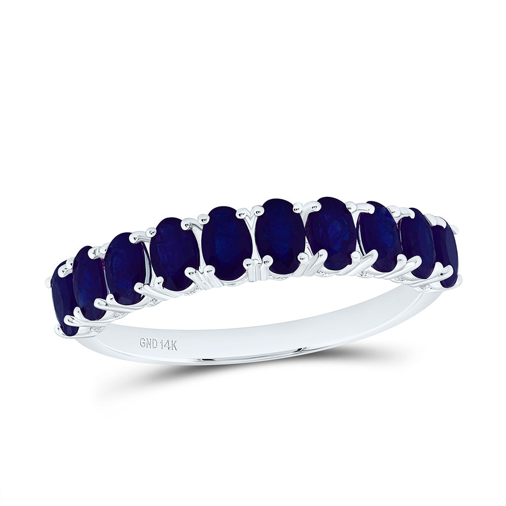 14K Yellow Or White Gold Oval Gem Ring