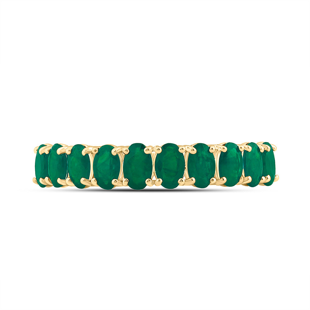 14K Yellow Or White Gold Oval Gem Ring