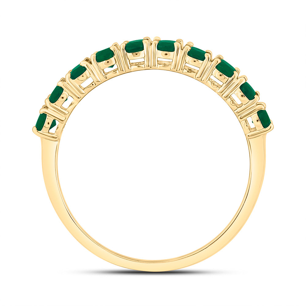 14K Yellow Or White Gold Oval Gem Ring