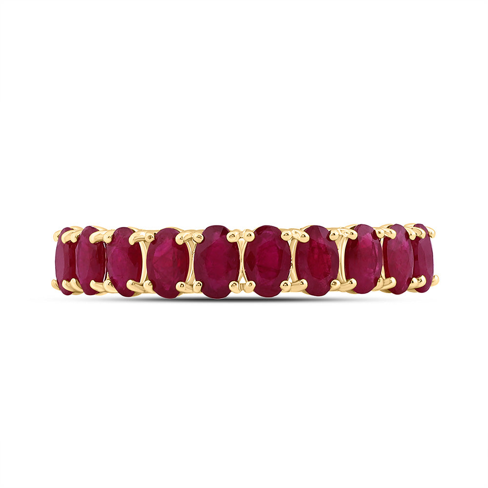 14K Yellow Or White Gold Oval Gem Ring