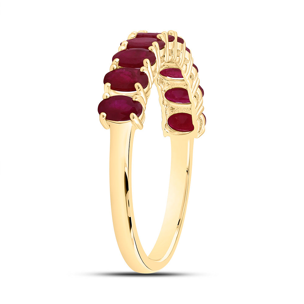 14K Yellow Or White Gold Oval Gem Ring