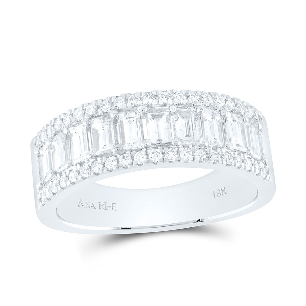 18K Yellow Or White Gold 1Cttw Natural Diamond Elite Fashion Band