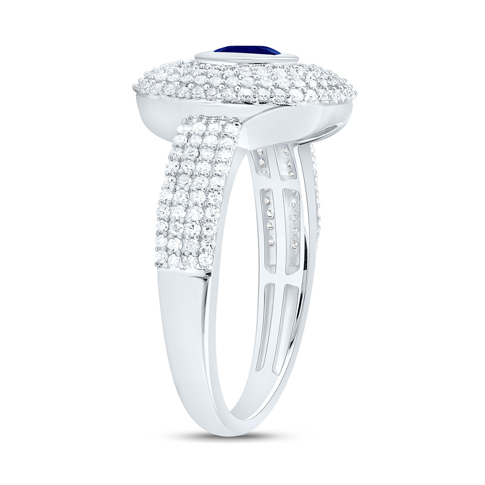14K Yellow Or White Gold 1/2Cttw Natural Diamond Cn 4.90Mm Cushion Ring