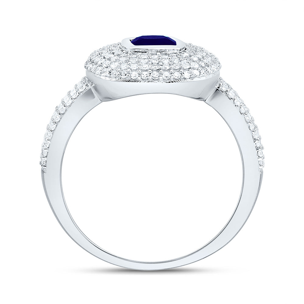 14K Yellow Or White Gold 1/2Cttw Natural Diamond Cn 4.90Mm Cushion Ring