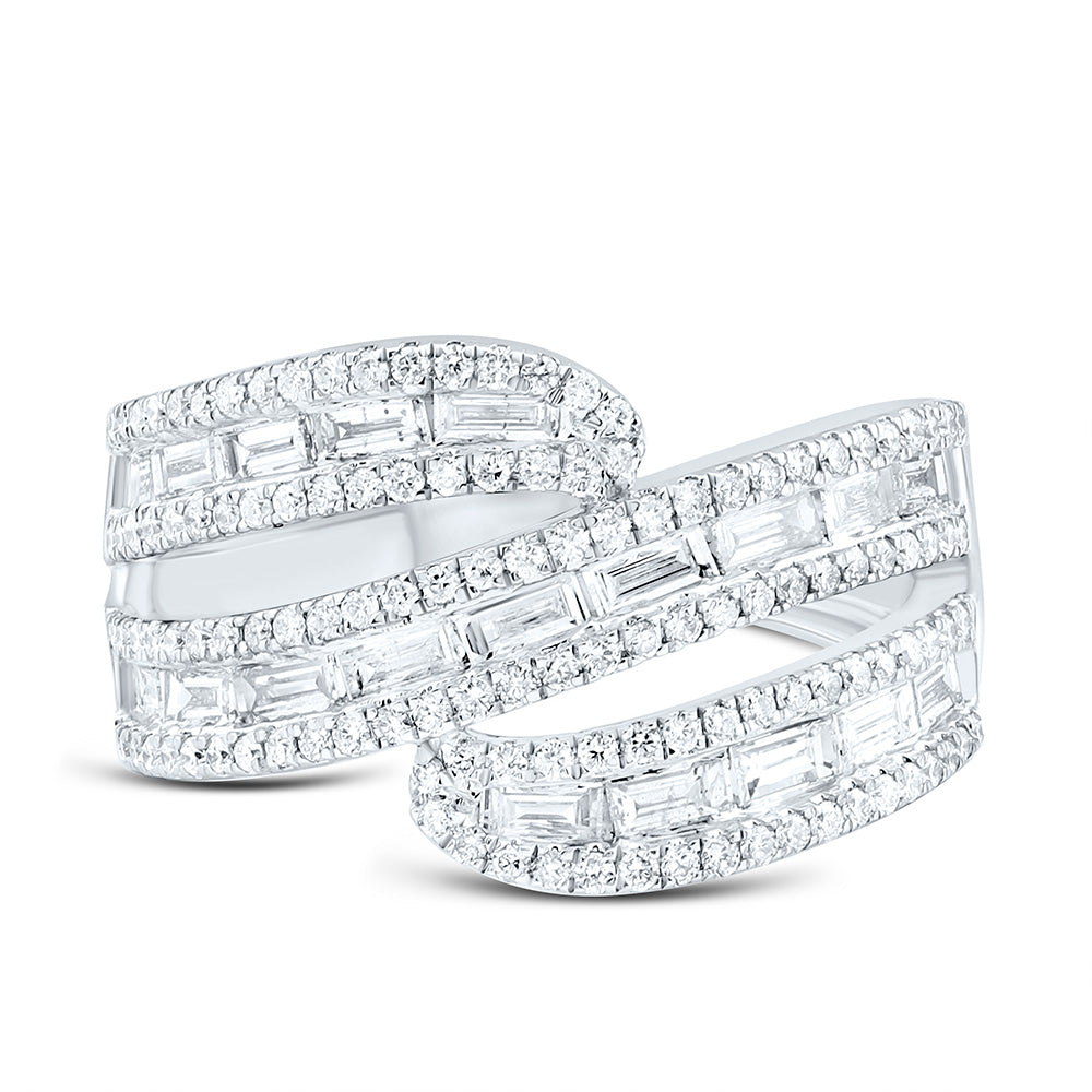 14K Yellow Or White Gold Natural Diamond Ana M Fashion Bridal Anniversary Wedding Engagement Band Ring