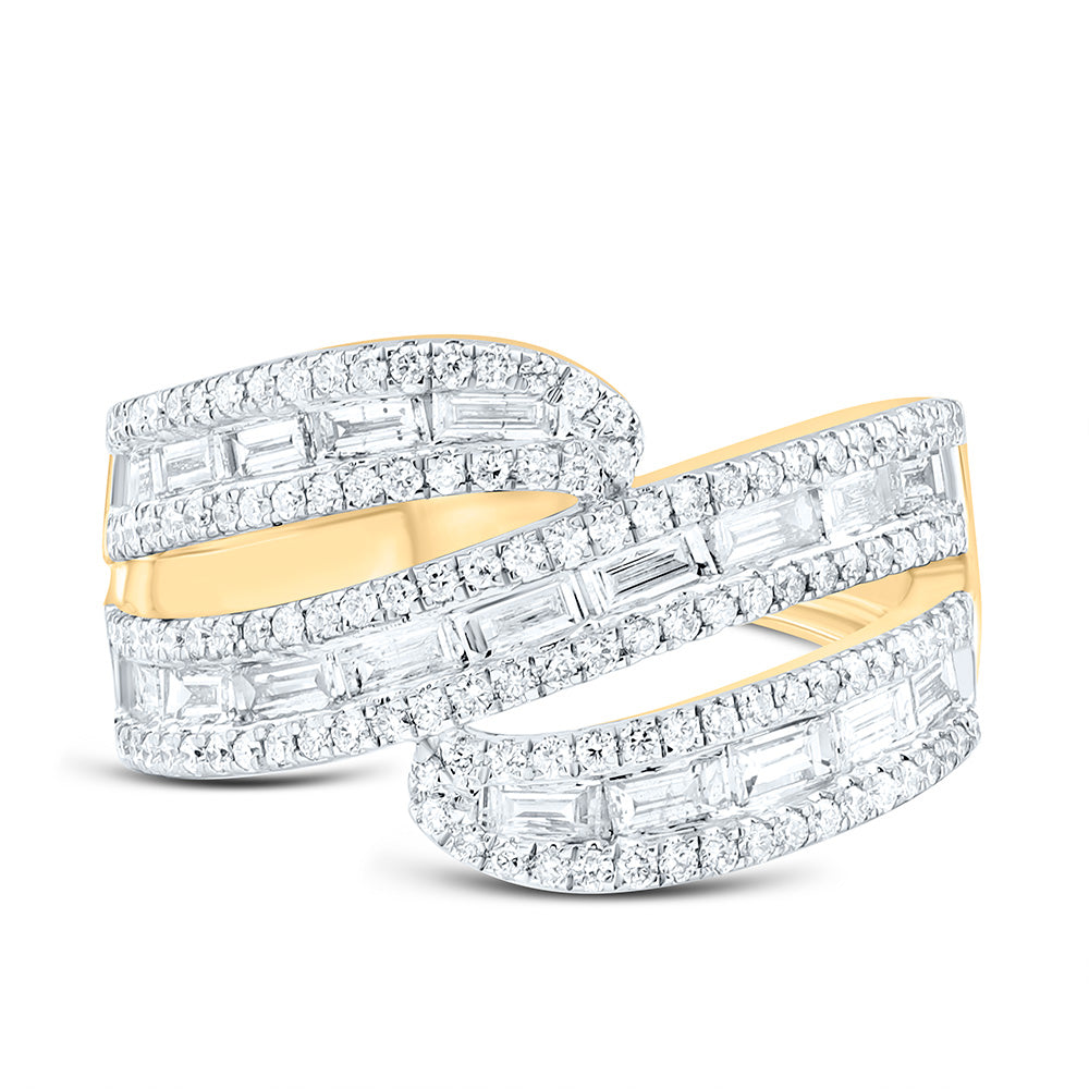 14K Yellow Or White Gold Natural Diamond Ana M Fashion Bridal Anniversary Wedding Engagement Band Ring
