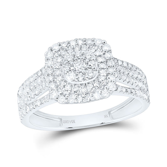 14K Yellow Or White Gold 3/4Cttw Natural Diamond Nk Fashion Ring