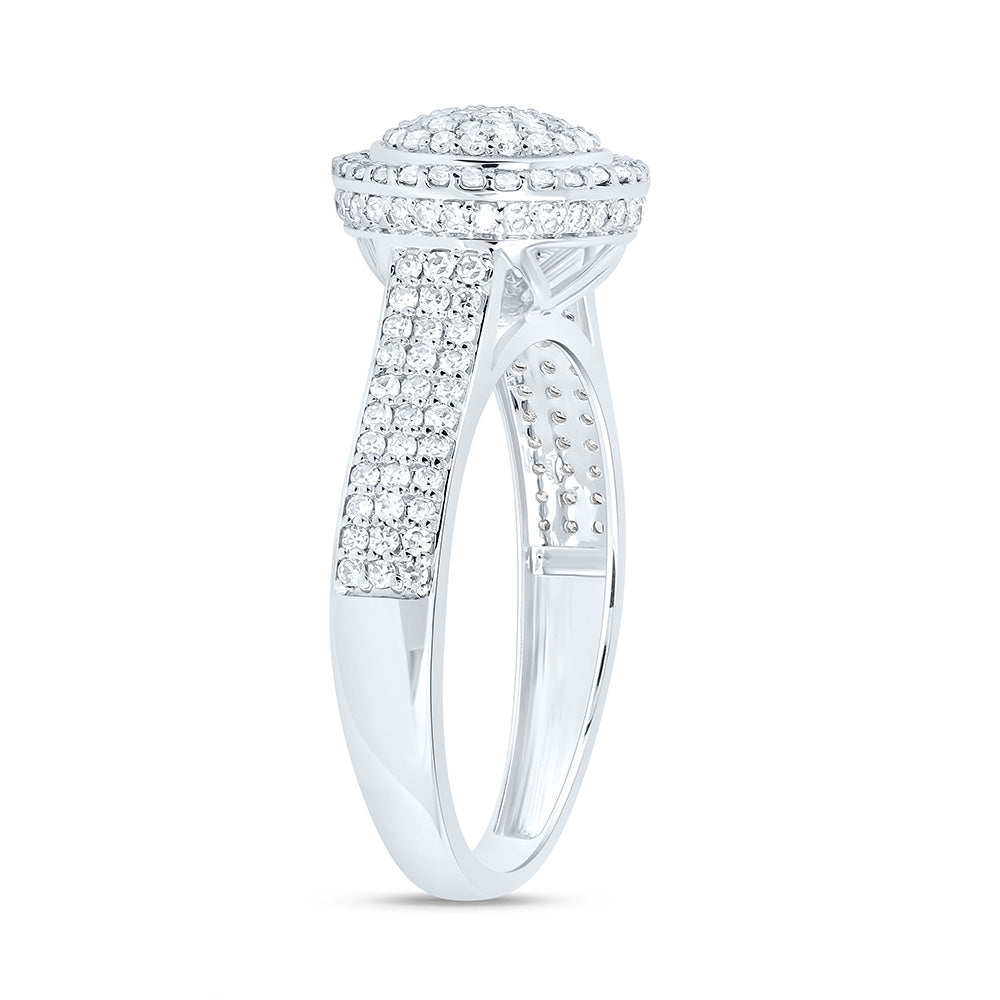 10K Yellow Or White Gold 5/8Cttw Natural Diamond Nk Fashion Round Ring