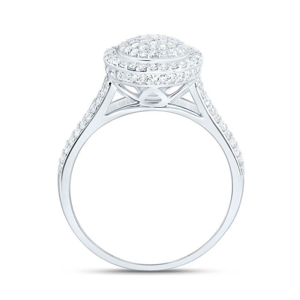 10K Yellow Or White Gold 5/8Cttw Natural Diamond Nk Fashion Round Ring
