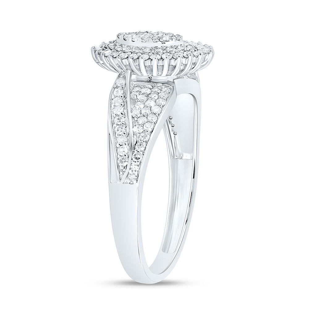 10K Yellow Or White Gold 1/2Cttw Natural Diamond Nk Fashion Marquise Ring