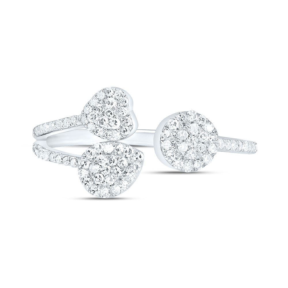 14K Yellow Or White Gold 1/3Cttw Natural Diamond Nk Fashion Ring