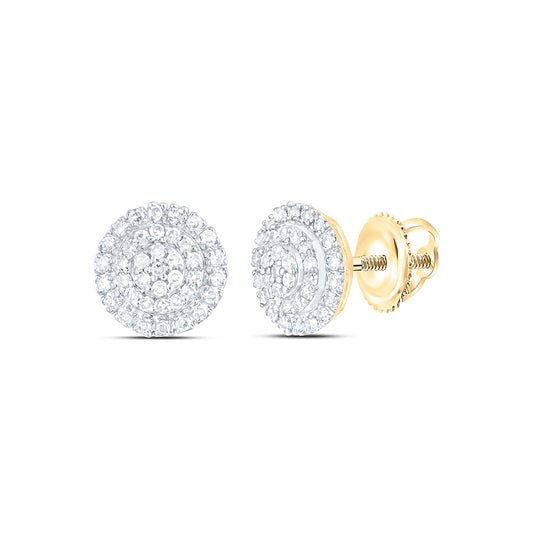 10K Yellow Gold 1/6 Cttw Natural Diamond Nk Fashion Round Earring