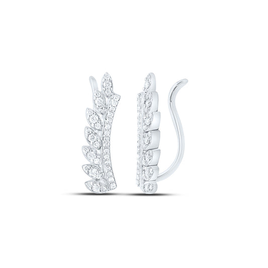 10K Yellow Or White Gold 1/3 Cttw Natural Diamond Nk Fashion Earring