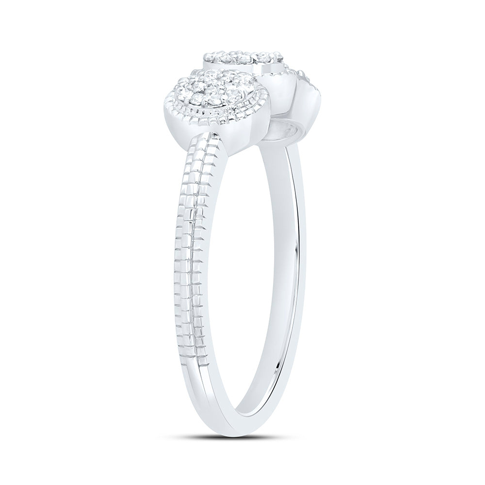 10K Yellow Or White Gold 1/6 Cttw Natural Diamond Nk Fashion Oval Bridal Anniversary Wedding Engagement Band Ring