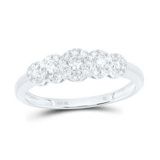 10K Yellow Or White Gold 1/3 Cttw Natural Diamond Nk Fashion Bridal Anniversary Wedding Engagement Band Ring