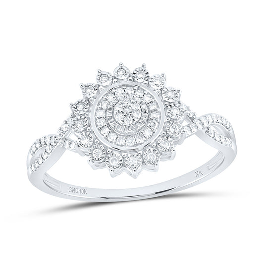10K Yellow Or White Gold 1/5 Cttw Natural Diamond Nk Fashion Bridal Anniversary Wedding Engagement Band Ring