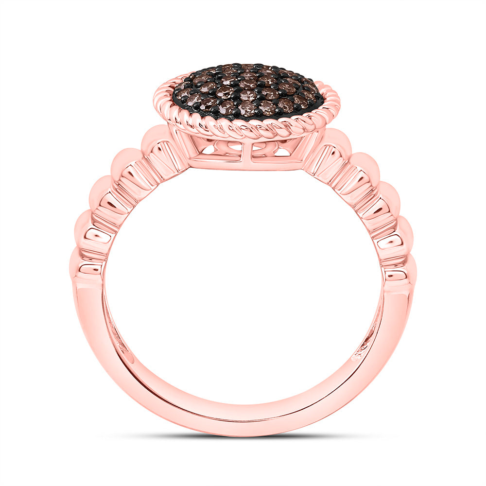 10K Yellow Or White Or Rose Gold 1/4 Cttw Natural Diamond Fashion Natural Round Bridal Anniversary Wedding Engagement Band Ring