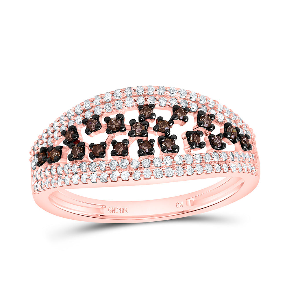 3/8 Cttw Natural Diamond Cn Fashion Bridal Anniversary Wedding Engagement Band Ring