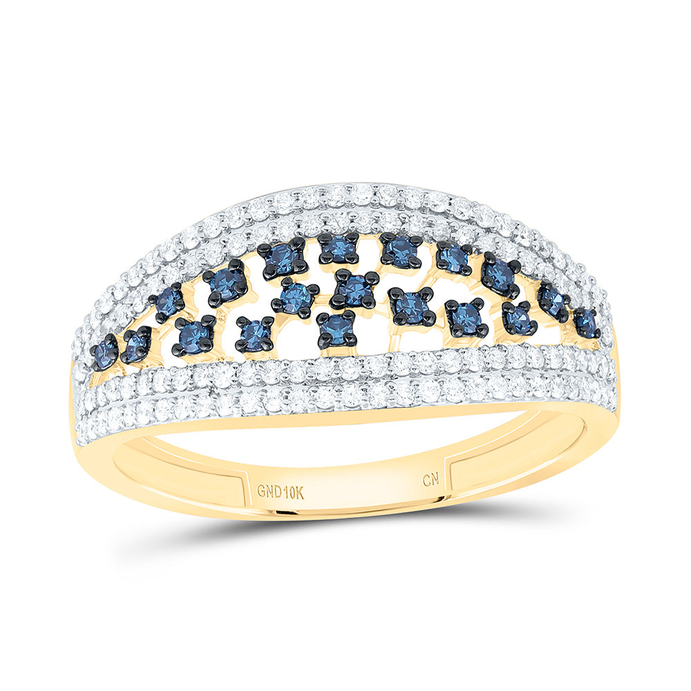 3/8 Cttw Natural Diamond Cn Fashion Bridal Anniversary Wedding Engagement Band Ring