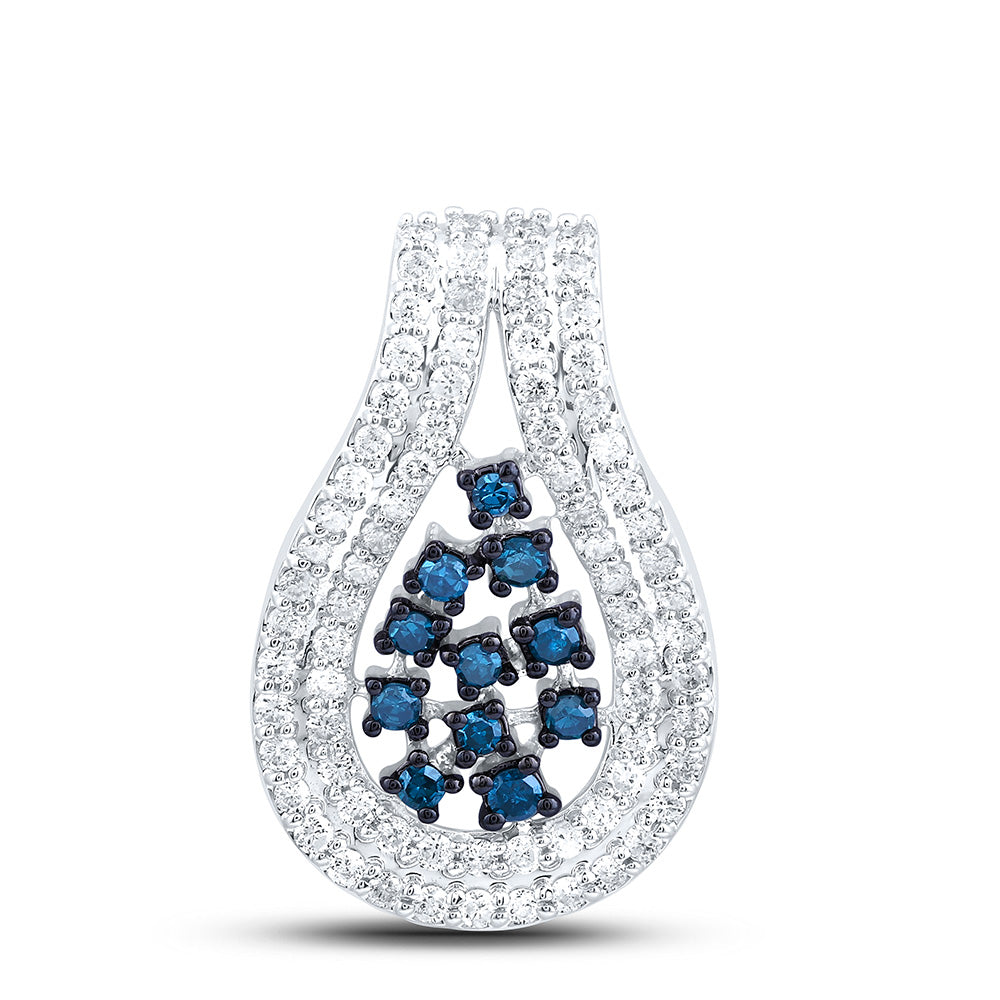 10K Yellow Or White Or Rose Gold 1/4 Cttw Natural Diamond Cn Fashion Pendant