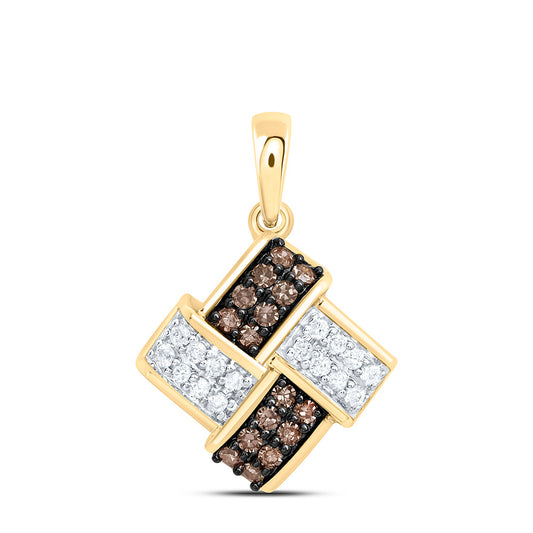 10K Yellow Or White Or Rose Gold 1/6Ctw Natural Diamond Cn Fashion Natural Pendant