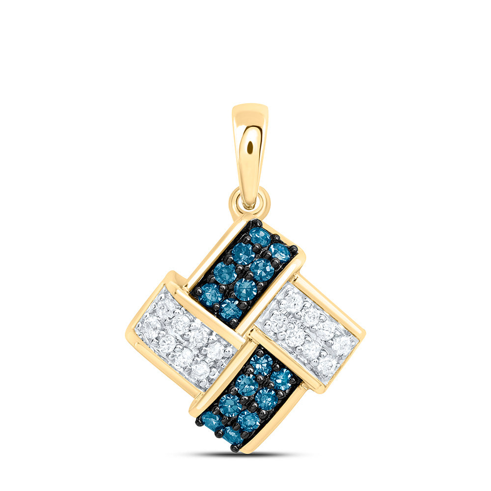 10K Yellow Or White Or Rose Gold 1/6Ctw Natural Diamond Cn Fashion Natural Pendant