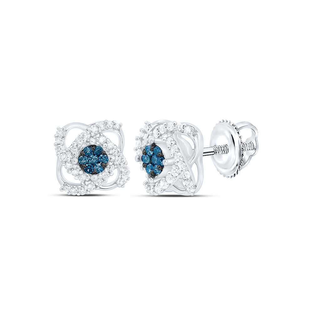 10K Yellow Or White Or Rose Gold 1/4Ctw Natural Diamond Cn Natural Earring