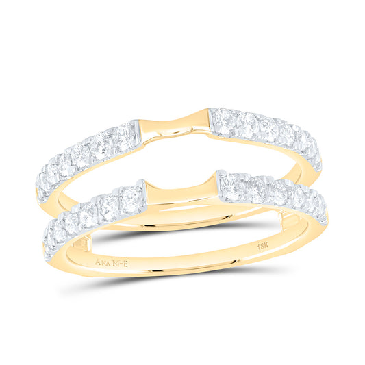 18K Yellow Gold 5/8Ctw Natural Diamond Ana M Elite Enhancer Ring