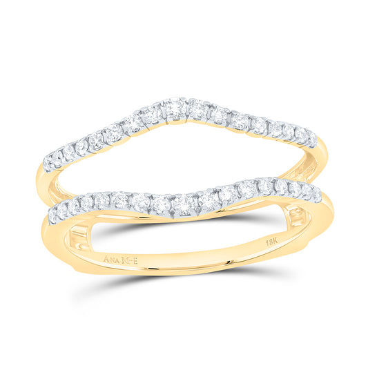 18K Yellow Gold 1/4Ctw Natural Diamond Ana M Elite Enhancer Ring