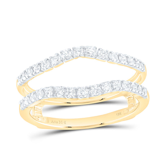 18K Yellow Gold 1/2Ctw Natural Diamond Ana M Elite Enhancer Ring